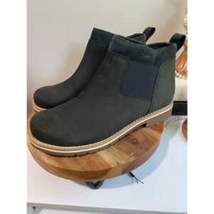 Black Chelsea Chaco Suede Boots